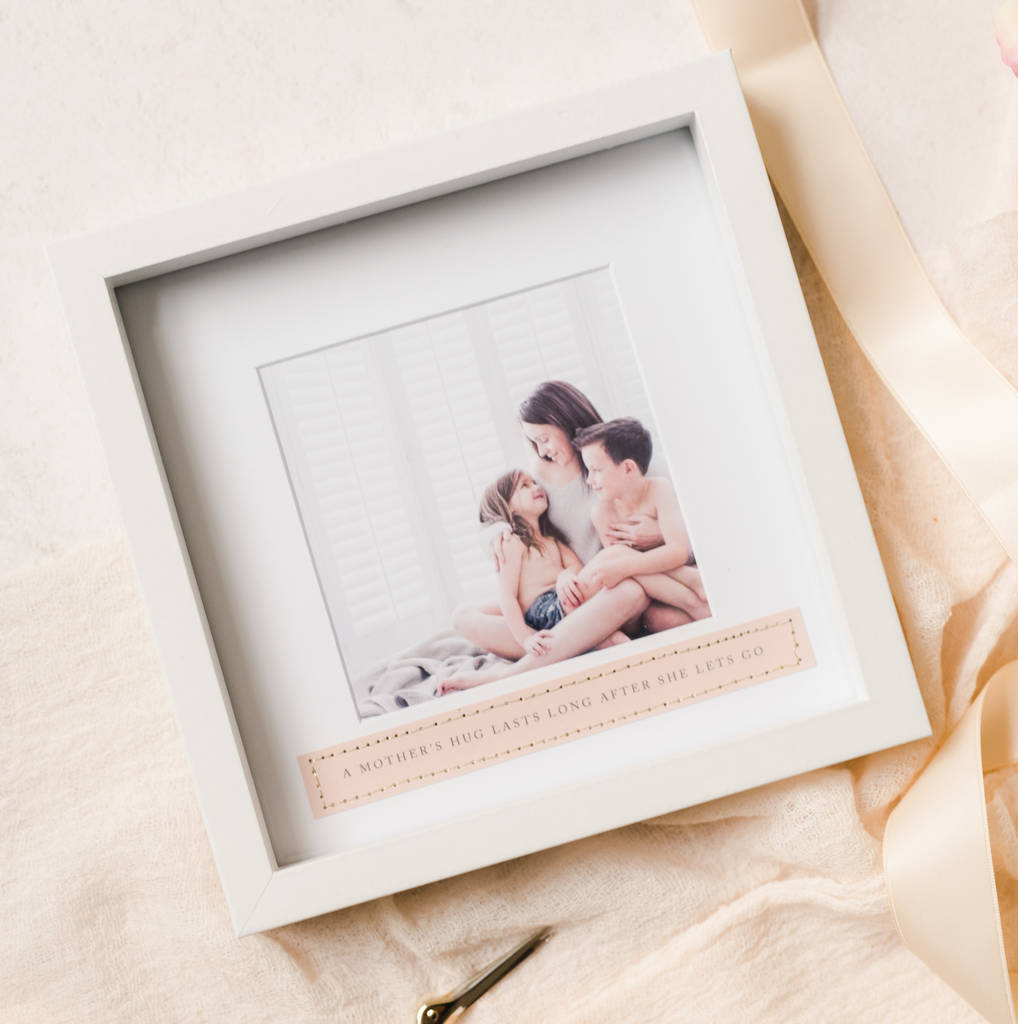 personalised mother's day photo frame by emilie rose