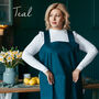 Personalised Cotton Pinafore Apron For Women, thumbnail 9 of 12