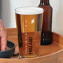 Personalised Rugby Stadium Pint Glass, thumbnail 1 of 4