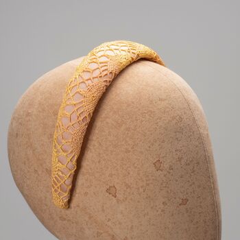 Peach And Yellow Padded Headband 'Everlee', 4 of 10