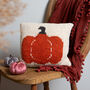 Pumpkin Cushion Easy Knitting Kit, thumbnail 1 of 10