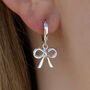 Sterling Silver Bow Earrings, thumbnail 1 of 7