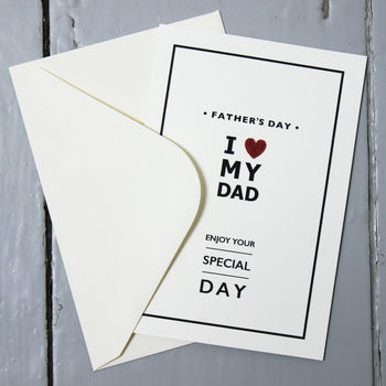 'I Heart My Dad' Card, 3 of 3