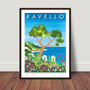 Ravello, Italy Travel Print, Can Be Personalised, thumbnail 2 of 3