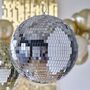 Gold Disco Ball Hanging Decoration, thumbnail 4 of 5