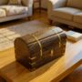 Wooden 5th Anniversary Gift For Her; Retro Wooden Carved Chest, thumbnail 1 of 5
