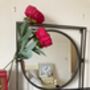 47cm Industrial Style Round Metal Wall Mirror Wall Mounted, thumbnail 7 of 7