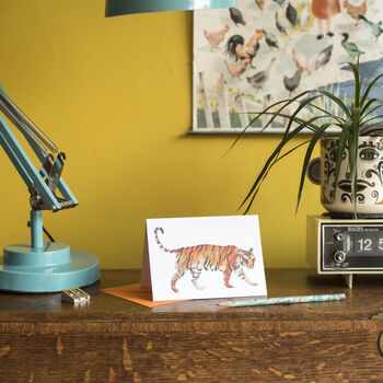Tiger Bright Greetings Card, 2 of 5