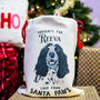 Hand Drawn Dog Christmas Present Sack Personalised, thumbnail 1 of 9