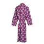 Lightweight Men's Dressing Gown Gatsby Paisley Wine, thumbnail 4 of 4