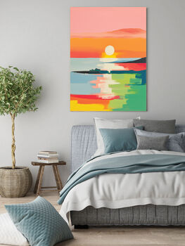 Sunset Landscape Art Print, 3 of 3