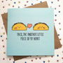 Funny Wedding Anniversary Card Taco Lover, thumbnail 2 of 4