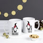 Personalised 'First Christmas Together' Penguin Mug Set, thumbnail 1 of 4
