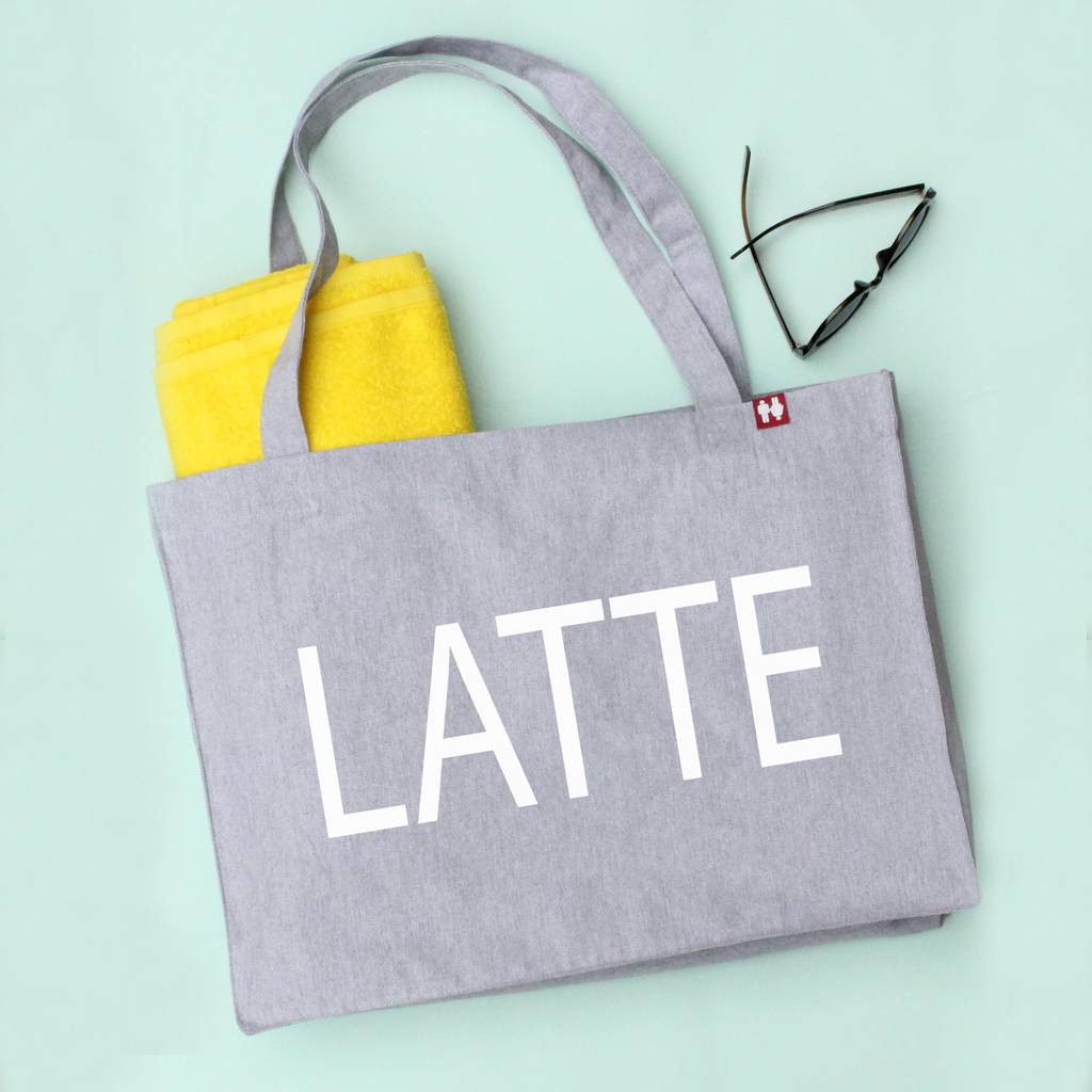 Personalised Word Large Tote Bag By A Piece Of