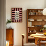 This Feels Like Home Striped Hand Painted Wall Print, thumbnail 2 of 7
