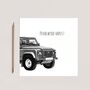 Penblwydd Hapus Welsh Off Roader Card, thumbnail 2 of 8