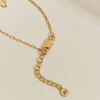 Darcy Pearl Pendant Gold Bracelet, 5 of 6