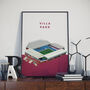 Villa Park Stadium Aston Villa Poster, thumbnail 1 of 4
