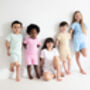 Summer Personalised Child Ribbed Sets | Embroidered Set, thumbnail 7 of 9