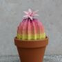 Multi Coloured Origami Cactus With Paper Flower, thumbnail 2 of 10