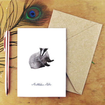 Woodland Animal Specimens Greetings Card Pack, 2 of 6