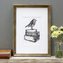 Personalised 'Books' First Wedding Anniversary Print, thumbnail 8 of 9