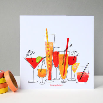 Congratulations Cocktails Card, 7 of 8