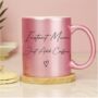 Personalised Mother's Day Pink Glitter Ceramic Mug, thumbnail 10 of 12