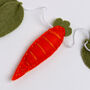 Carrot And Rabbit Garland Felt Craft Kit, thumbnail 3 of 5