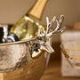 Stag Head Champagne Bottle Cooler, thumbnail 3 of 6