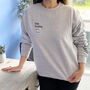 Be Kind Mental Health Awareness Pin Badge Sweatshirt, thumbnail 2 of 10