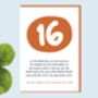 Funny 16th Birthday Card, thumbnail 1 of 7