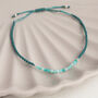 Sterling Silver Gemstone Friendship Bracelet, thumbnail 7 of 11