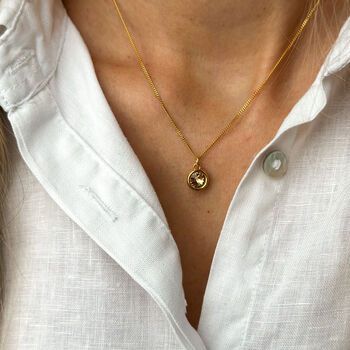 November Birthday Gift For Her, Birthstone Topaz Crystal Necklace, 3 of 9