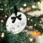 First Christmas Engaged Personalised Christmas Bauble, thumbnail 6 of 10