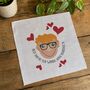 Personalised Handkerchief Pair Fathers' Day Gift For Dad, thumbnail 4 of 10