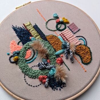 Arbor Eight' Hand Embroidery Kit, 2 of 4