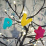 Letter And Star Christmas Tree Decoration, thumbnail 3 of 12