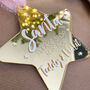 Personalised Santa Stop Here Christmas Tree Decoration, thumbnail 6 of 7