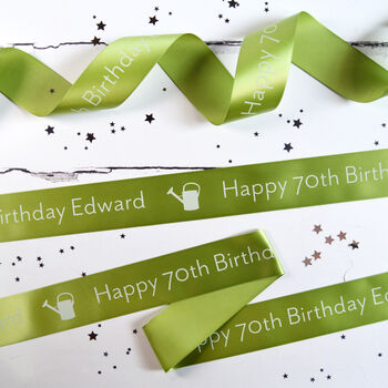 Birthday 48mm Personalised Printed Ribbon, 2 of 10