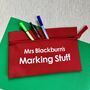 Personalised Marking Stuff Teacher Pencil Case, thumbnail 1 of 3