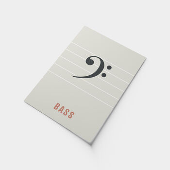 Bass Clef Print | Music Theory Poster, 8 of 10