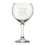 Traditional Personalised Gin Glass, thumbnail 1 of 5