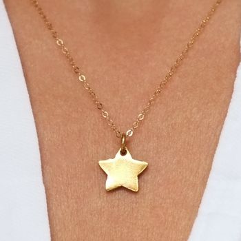 Personalised Gold Plated Star Necklace, 2 of 9