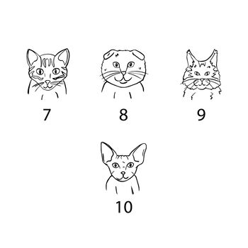 Personalised Cat Breed Cufflinks, 5 of 7