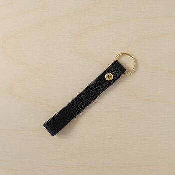 Personalised Leather Loop Keyring The Meadow Collection, 3 of 10
