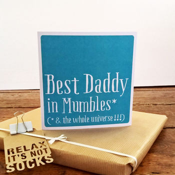 Personalised Best Dad/Daddy/Father Card, 5 of 6