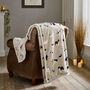 Mixed Dogs Sherpa Fleece Throw Soft Oatmeal Pet Print Blanket 140x180cm 41034500, thumbnail 1 of 3