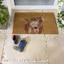 My Mat Printed Coir Highland Cow Coir 45x75cm, thumbnail 1 of 3