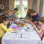 Doodle Grid Tablecloth + 10 Pens Kit, thumbnail 4 of 6
